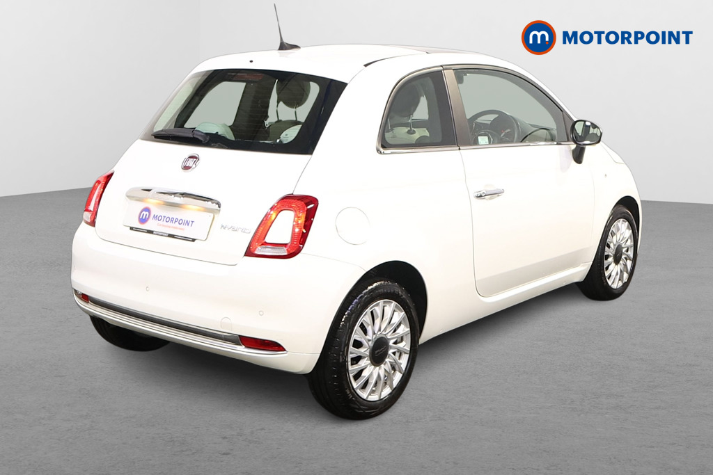 Fiat 500 Dolcevita Manual Petrol-Electric Hybrid Hatchback - Stock Number (1559925) - Drivers side rear corner