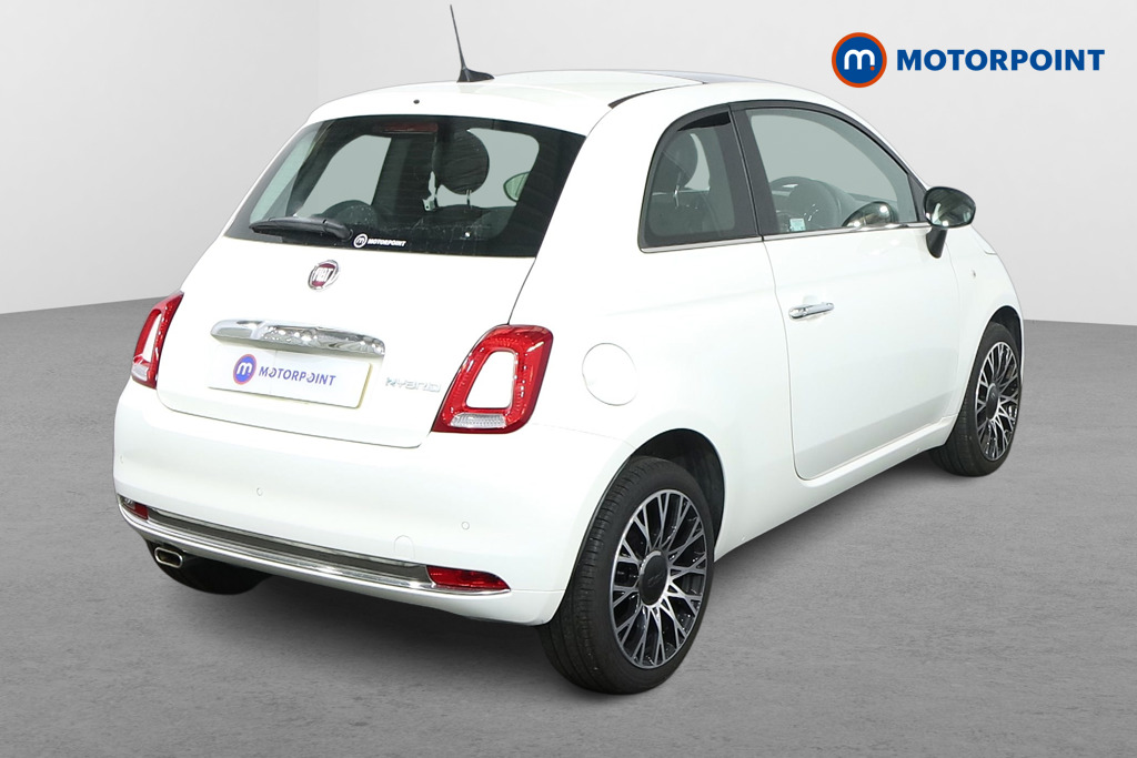 Fiat 500 TOP Manual Petrol-Electric Hybrid Hatchback - Stock Number (1575368) - Drivers side rear corner