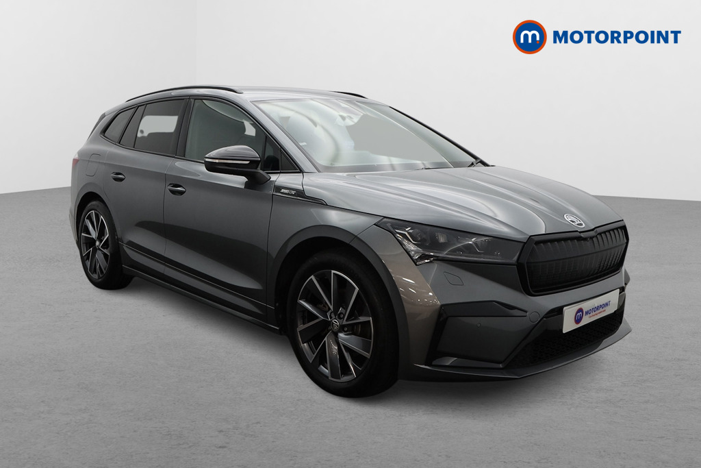 Skoda Enyaq 80 Sportline Plus Automatic Electric SUV - Stock Number (1578702) - Drivers side front corner