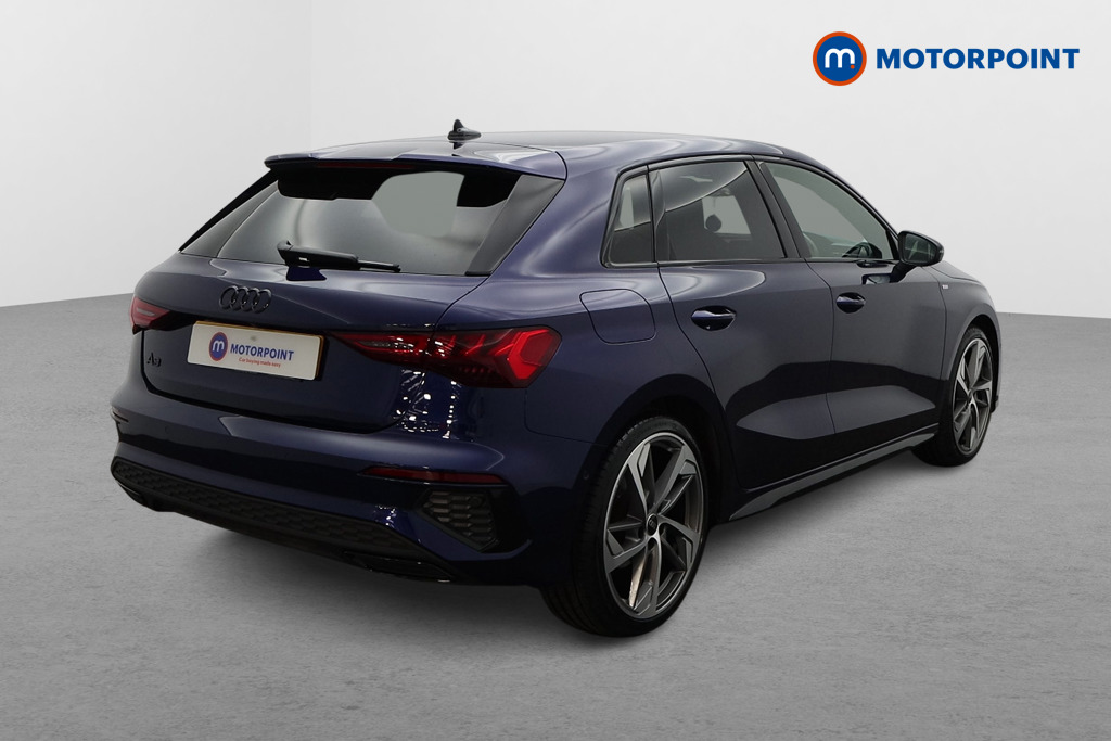 Audi A3 Black Edition Automatic Petrol Hatchback - Stock Number (1578958) - Drivers side rear corner