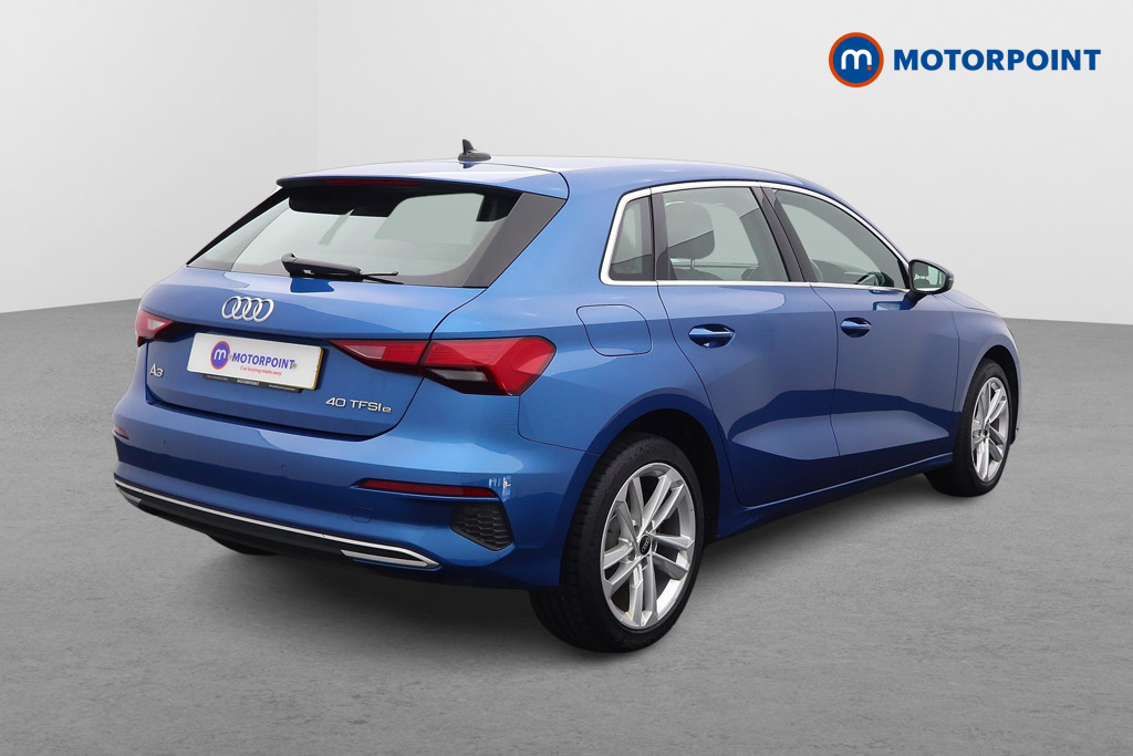 Audi A3 Sport Automatic Petrol Plug-In Hybrid Hatchback - Stock Number (1551291) - Drivers side rear corner