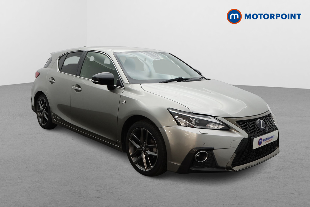 Lexus CT F-Sport Automatic Petrol-Electric Hybrid Hatchback - Stock Number (1562775) - Drivers side front corner