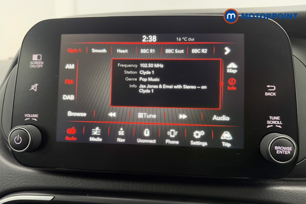 Fiat Tipo Cross Cross Automatic Petrol-Electric Hybrid Hatchback - Stock Number (1570453) - 4th supplementary image