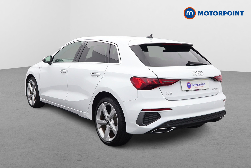 Audi A3 S Line Automatic Petrol Plug-In Hybrid Hatchback - Stock Number (1573551) - Passenger side rear corner