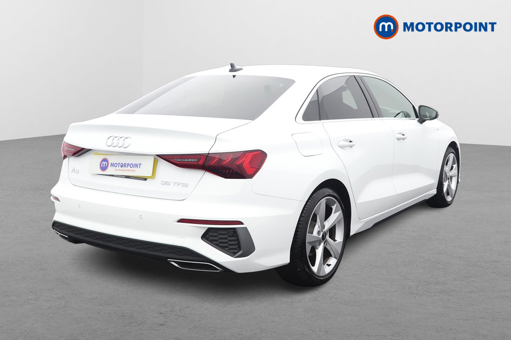 Audi A3 S Line Manual Petrol Saloon - Stock Number (1578328) - Drivers side rear corner