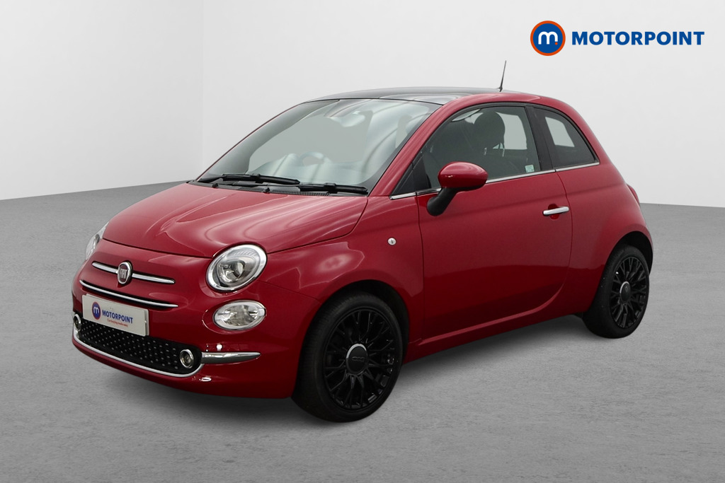 Fiat 500 TOP Manual Petrol-Electric Hybrid Hatchback - Stock Number (1565333) - Passenger side front corner