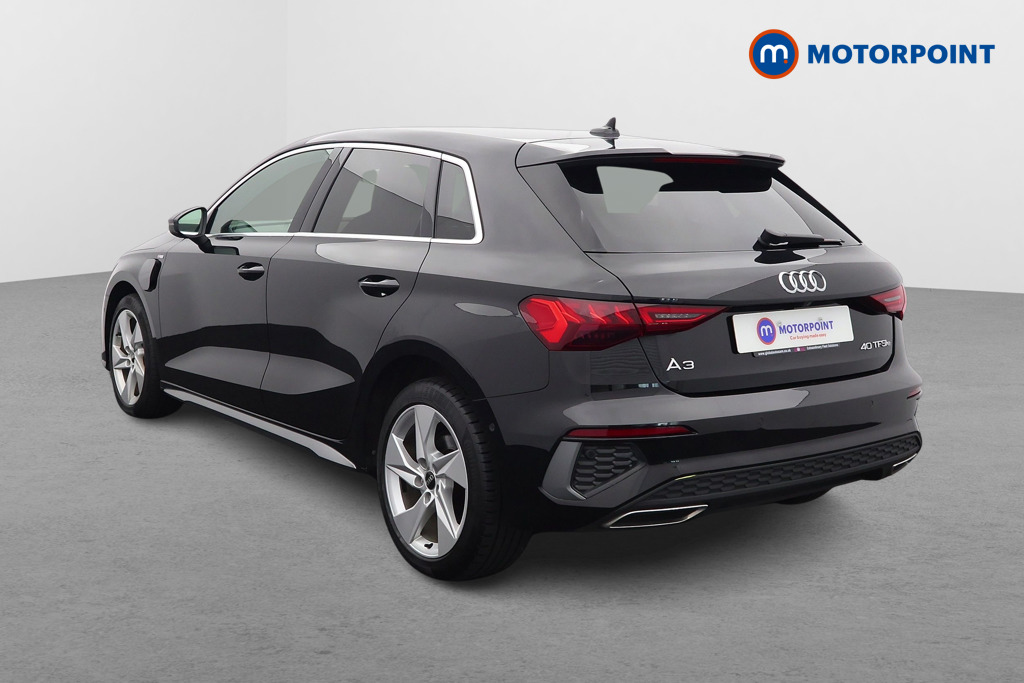 Audi A3 S Line Automatic Petrol Plug-In Hybrid Hatchback - Stock Number (1570173) - Passenger side rear corner