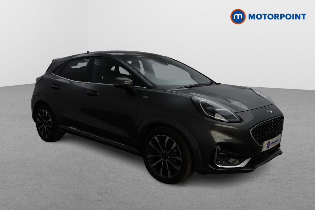 Ford Puma St-Line Vignale Automatic Petrol-Electric Hybrid SUV - Stock Number (1552890) - Drivers side front corner
