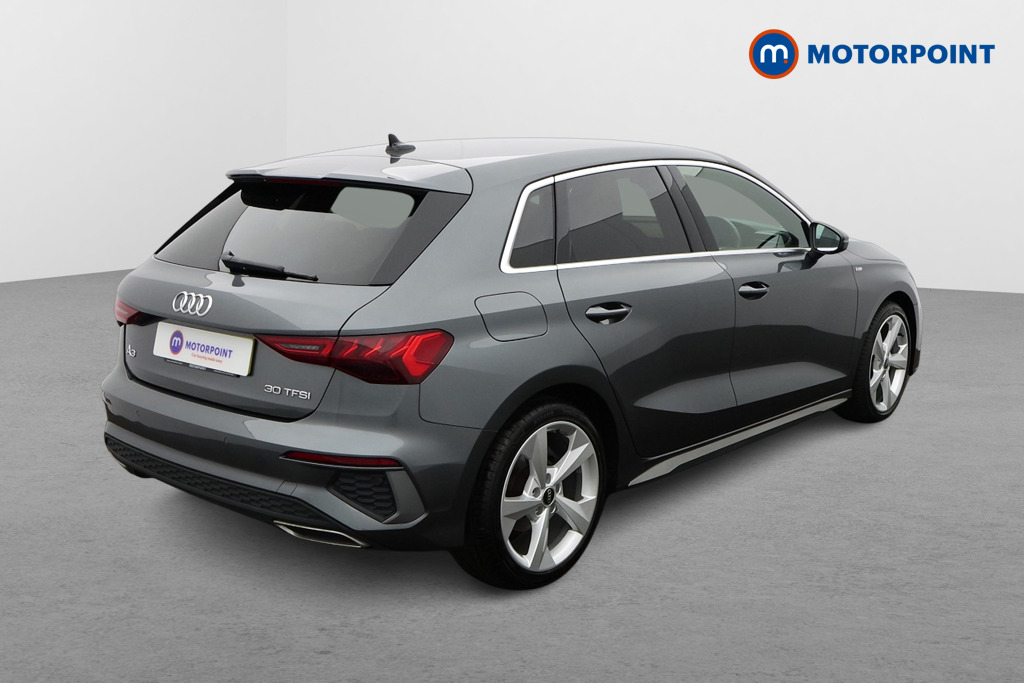 Audi A3 S Line Manual Petrol Hatchback - Stock Number (1564755) - Drivers side rear corner