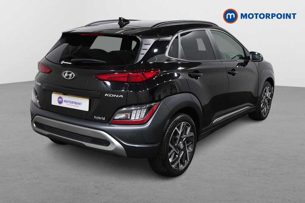 Hyundai Kona Premium Automatic Petrol-Electric Hybrid SUV - Stock Number (1577392) - Drivers side rear corner