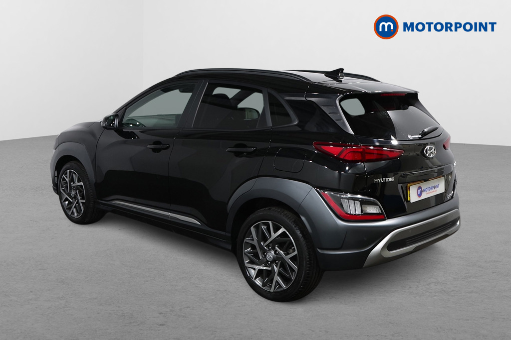 Hyundai Kona Premium Automatic Petrol-Electric Hybrid SUV - Stock Number (1577392) - Passenger side rear corner