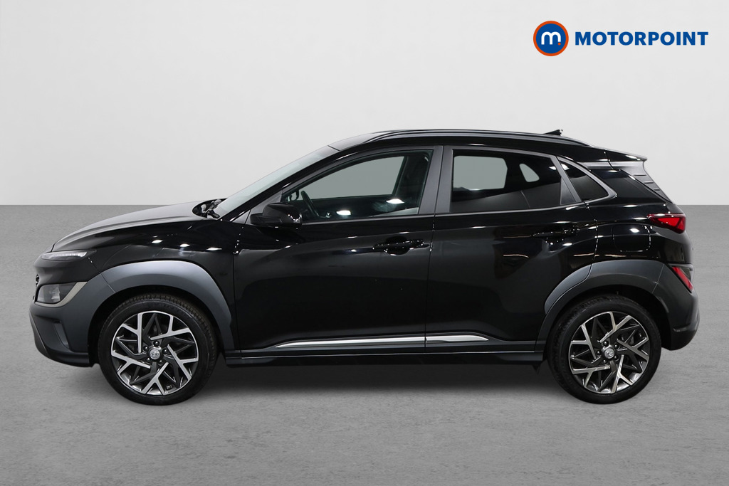 Hyundai Kona Premium Automatic Petrol-Electric Hybrid SUV - Stock Number (1577392) - Passenger side