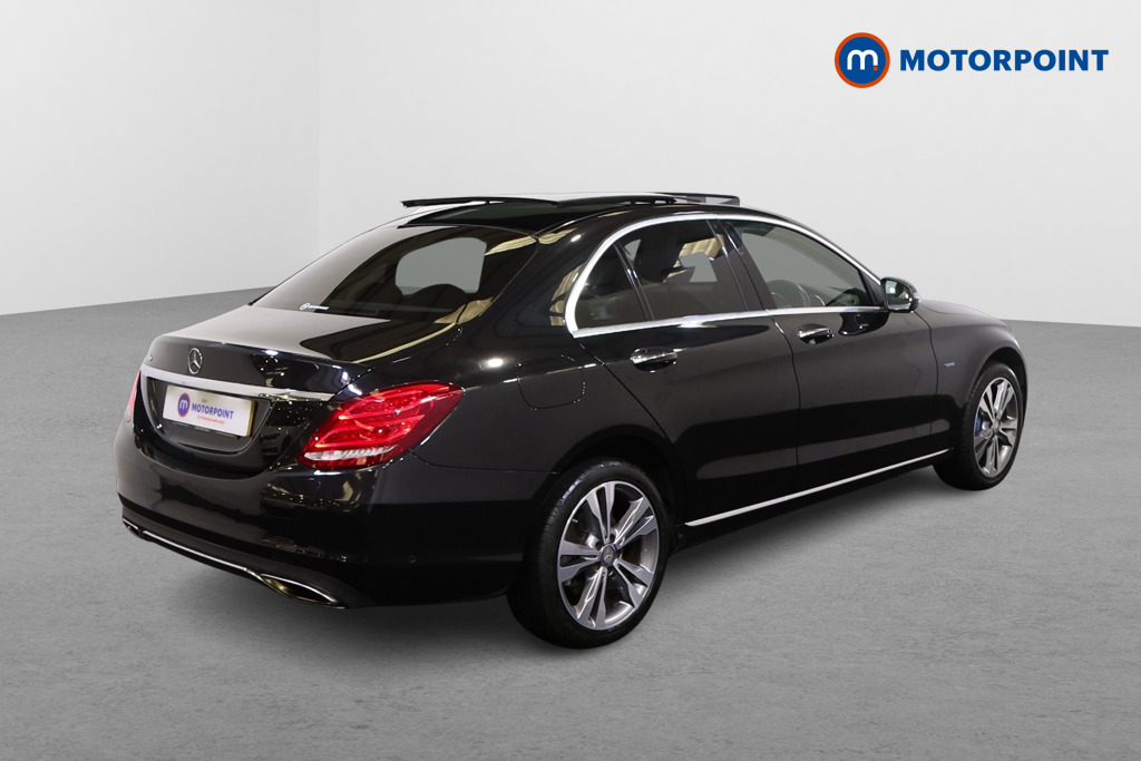 Mercedes-Benz C Class Sport Automatic Petrol Plug-In Hybrid Saloon - Stock Number (1565197) - Drivers side rear corner