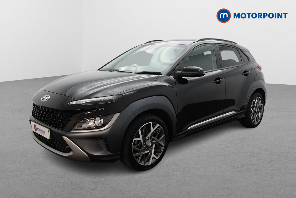 Hyundai Kona Premium Automatic Petrol-Electric Hybrid SUV - Stock Number (1571677) - Passenger side front corner