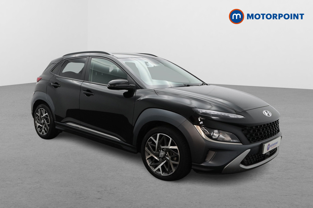 Hyundai Kona Premium Automatic Petrol-Electric Hybrid SUV - Stock Number (1571677) - Drivers side front corner