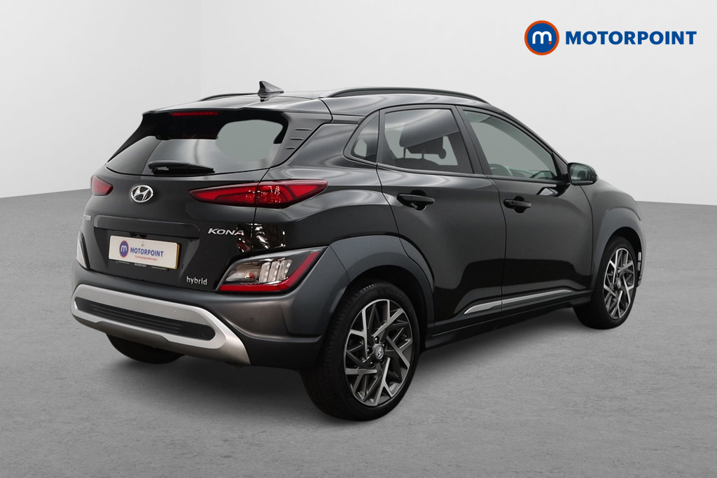 Hyundai Kona Premium Automatic Petrol-Electric Hybrid SUV - Stock Number (1571677) - Drivers side rear corner