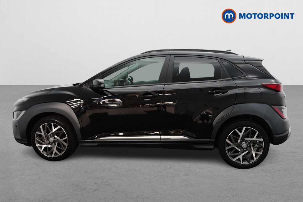 Hyundai Kona Premium Automatic Petrol-Electric Hybrid SUV - Stock Number (1571677) - Passenger side
