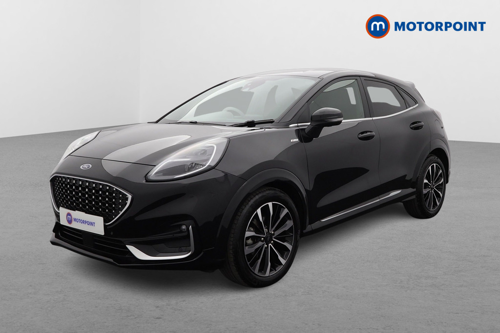 Ford Puma St-Line Vignale Automatic Petrol-Electric Hybrid SUV - Stock Number (1574618) - Passenger side front corner