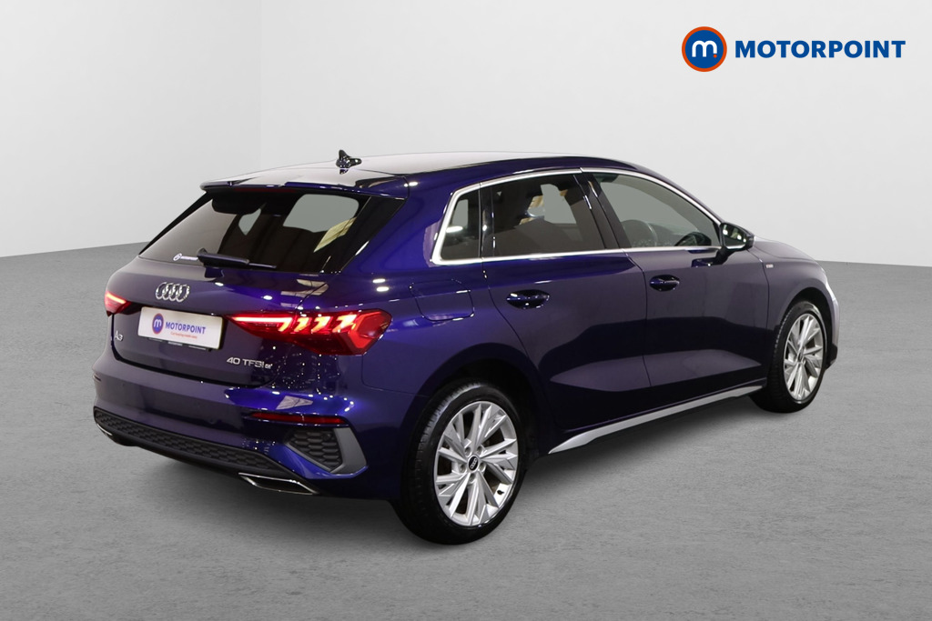 Audi A3 S Line Automatic Petrol Plug-In Hybrid Hatchback - Stock Number (1577180) - Drivers side rear corner
