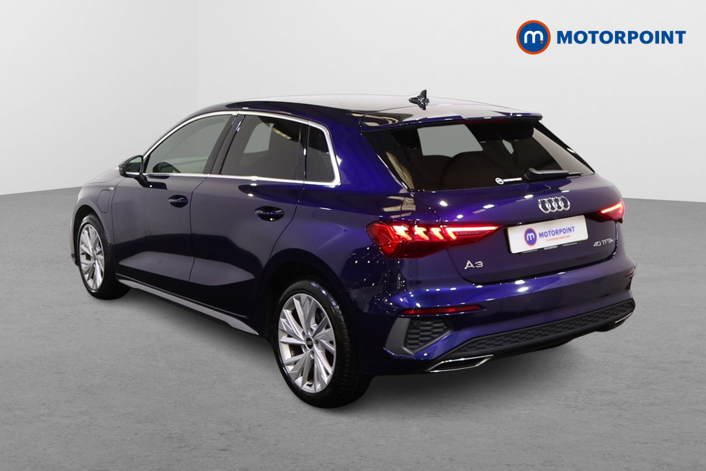 Audi A3 S Line Automatic Petrol Plug-In Hybrid Hatchback - Stock Number (1577180) - Passenger side rear corner