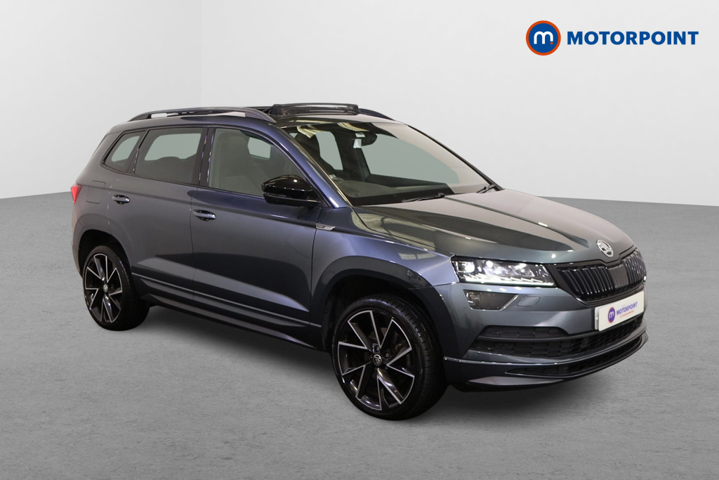 Skoda Karoq Sport Line Automatic Petrol SUV - Stock Number (1579941) - Drivers side front corner