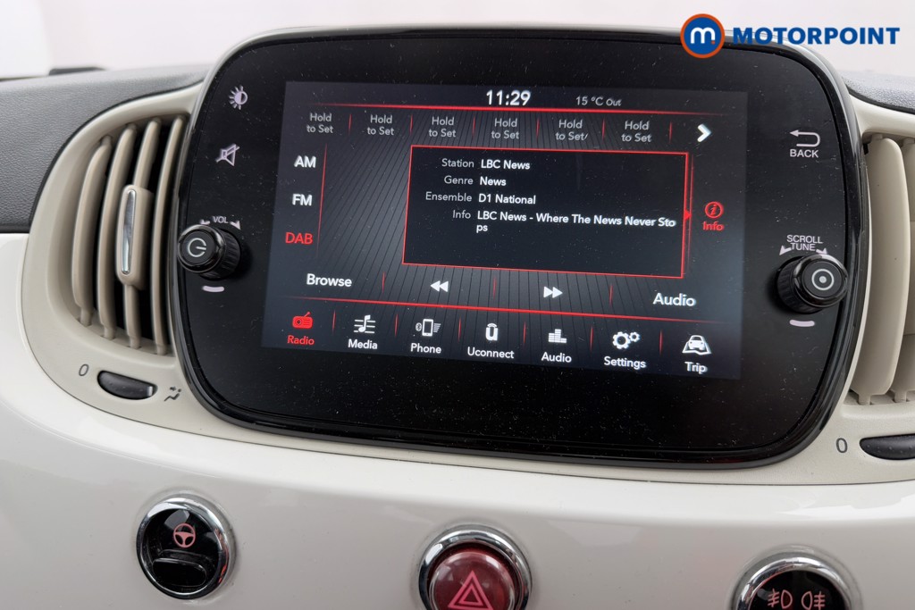 Fiat 500 1.0 Mild Hybrid 3Dr Manual Petrol-Electric Hybrid Hatchback - Stock Number (1569656) - 6th supplementary image