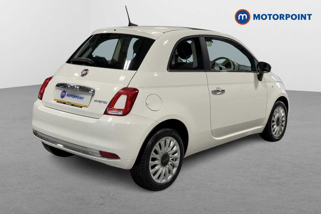 Fiat 500 1.0 Mild Hybrid 3Dr Manual Petrol-Electric Hybrid Hatchback - Stock Number (1569656) - Drivers side rear corner