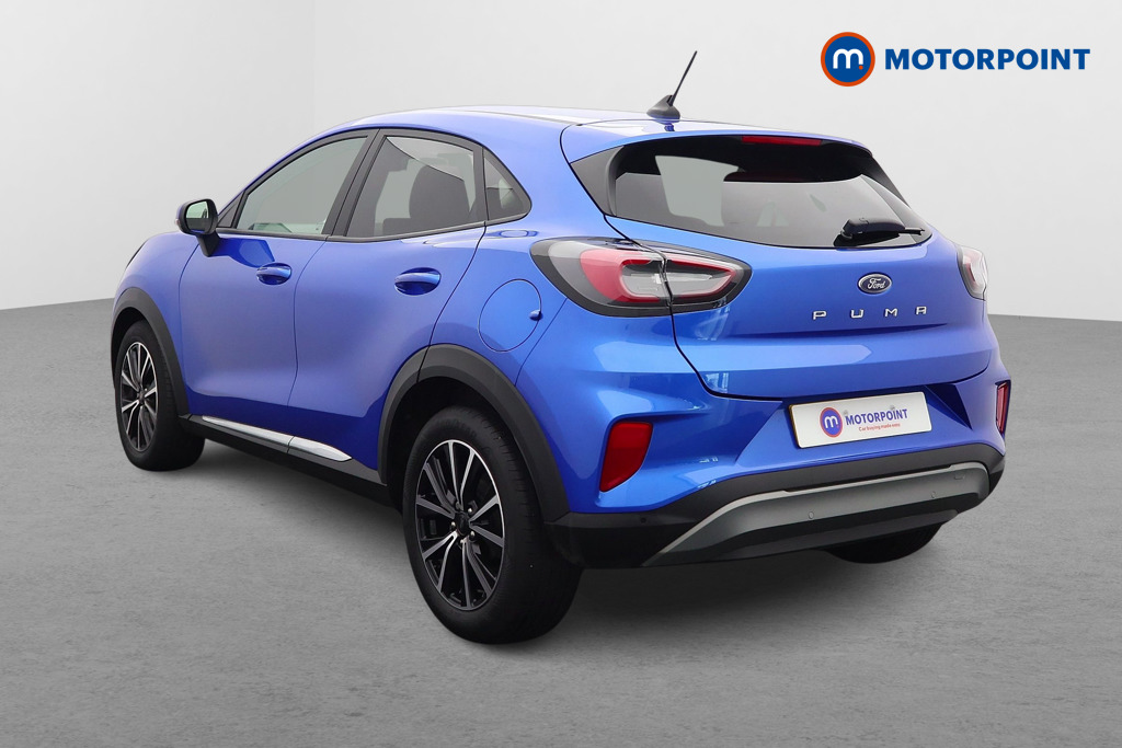 Ford Puma Titanium Manual Petrol-Electric Hybrid SUV - Stock Number (1577813) - Passenger side rear corner