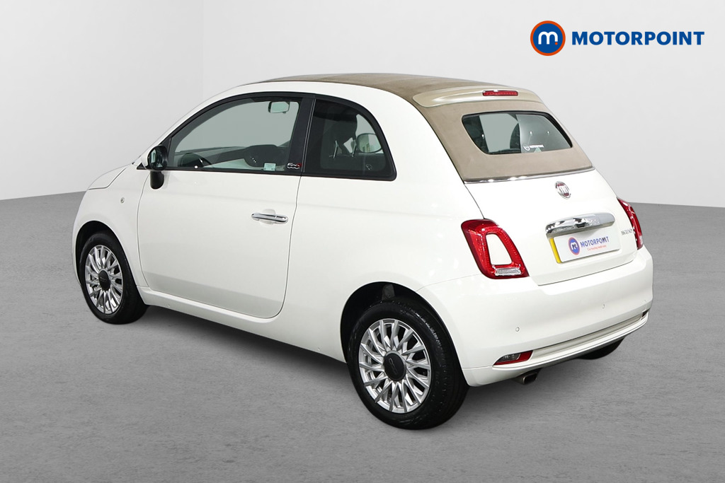 Fiat 500 Lounge Manual Petrol-Electric Hybrid Convertible - Stock Number (1581131) - Passenger side rear corner