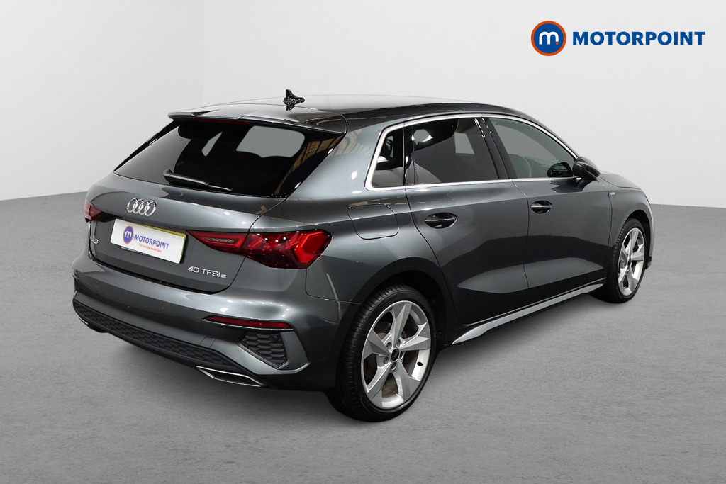 Audi A3 S Line Automatic Petrol Plug-In Hybrid Hatchback - Stock Number (1573257) - Drivers side rear corner