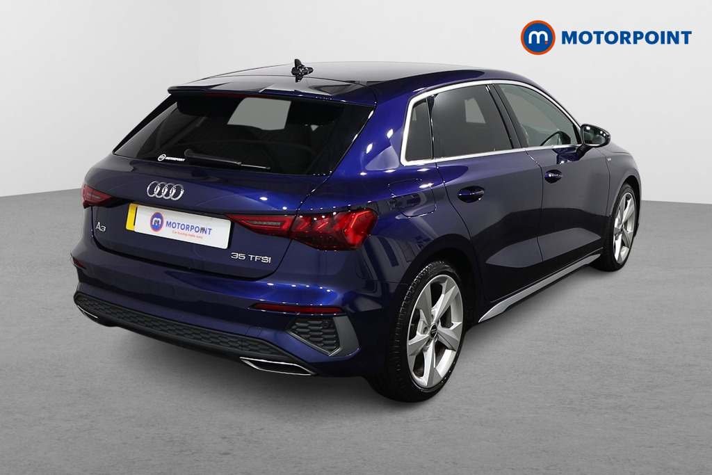 Audi A3 S Line Manual Petrol Hatchback - Stock Number (1579939) - Drivers side rear corner