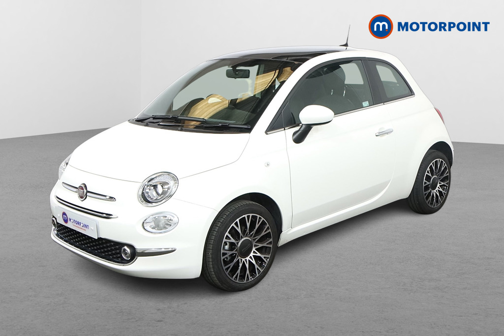 Fiat 500 TOP Manual Petrol-Electric Hybrid Hatchback - Stock Number (1580840) - Passenger side front corner