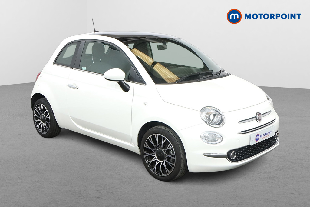 Fiat 500 TOP Manual Petrol-Electric Hybrid Hatchback - Stock Number (1580840) - Drivers side front corner