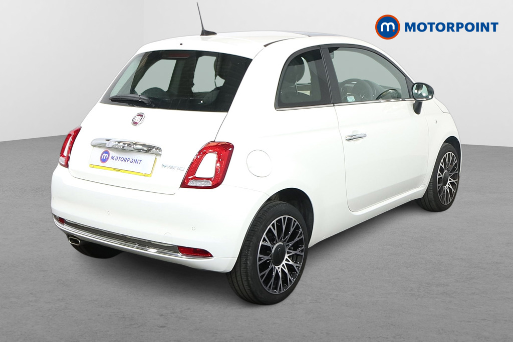 Fiat 500 TOP Manual Petrol-Electric Hybrid Hatchback - Stock Number (1580840) - Drivers side rear corner