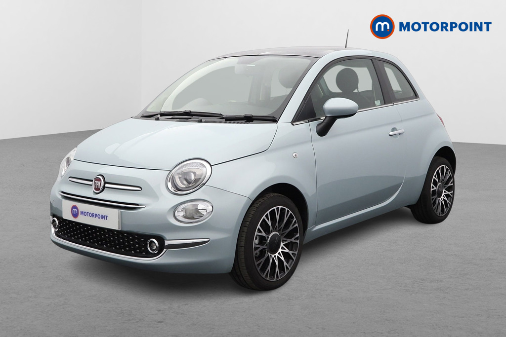 Fiat 500 TOP Manual Petrol-Electric Hybrid Hatchback - Stock Number (1566886) - Passenger side front corner