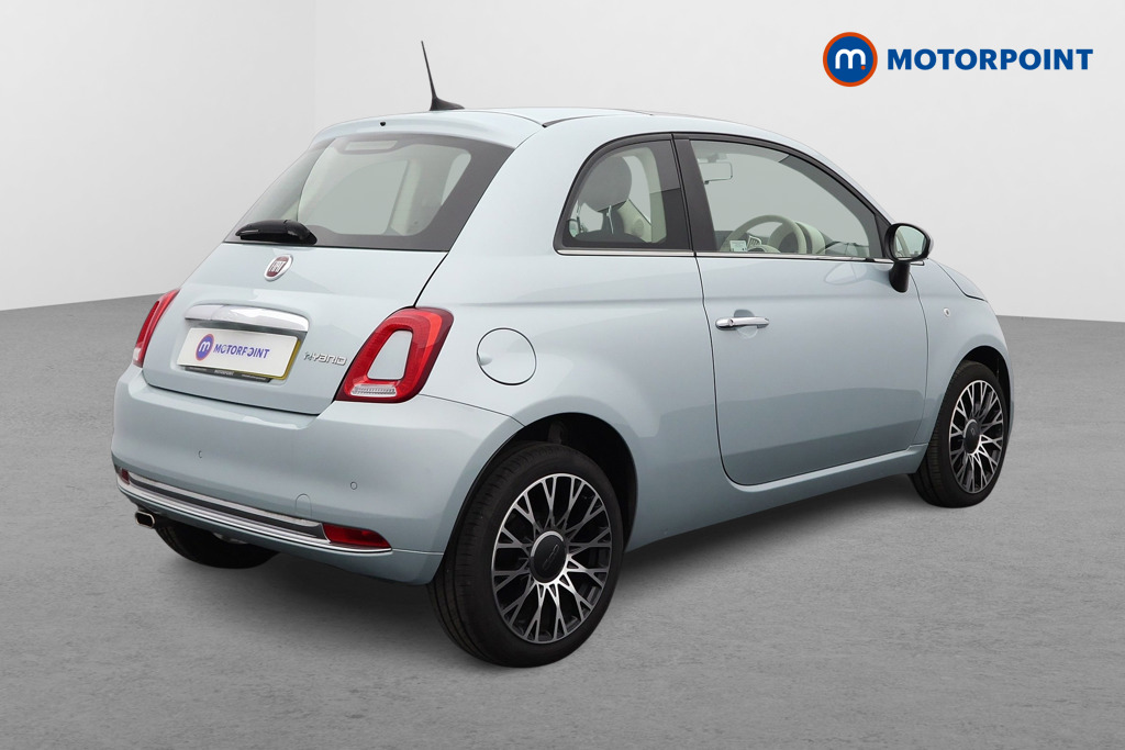 Fiat 500 TOP Manual Petrol-Electric Hybrid Hatchback - Stock Number (1566886) - Drivers side rear corner