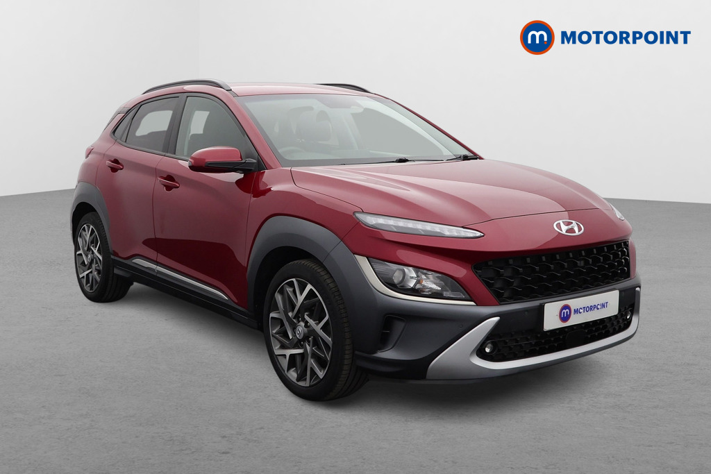 Hyundai Kona Premium Automatic Petrol-Electric Hybrid SUV - Stock Number (1569146) - Drivers side front corner
