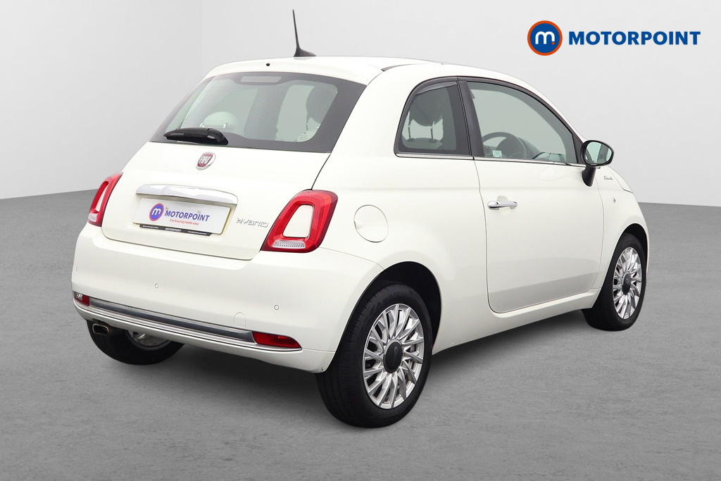 Fiat 500 Dolcevita Manual Petrol-Electric Hybrid Hatchback - Stock Number (1576747) - Drivers side rear corner