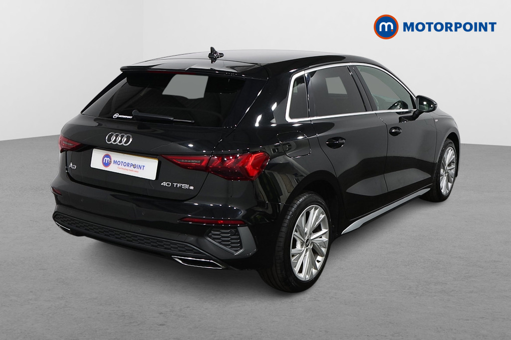 Audi A3 S Line Automatic Petrol Plug-In Hybrid Hatchback - Stock Number (1579363) - Drivers side rear corner