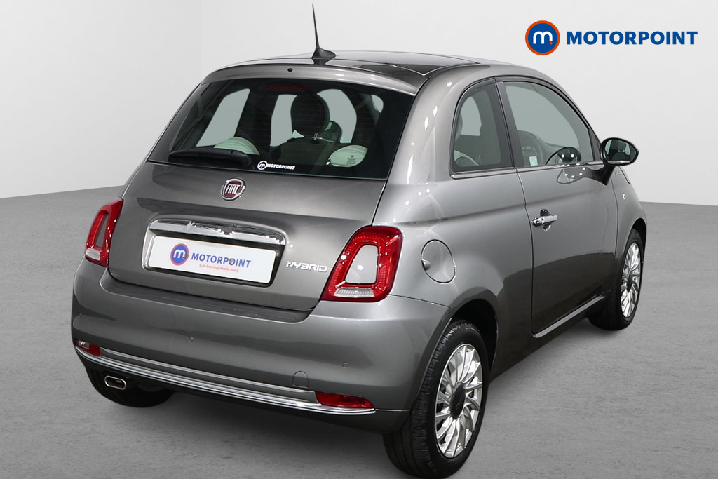 Fiat 500 Dolcevita Manual Petrol-Electric Hybrid Hatchback - Stock Number (1580627) - Drivers side rear corner