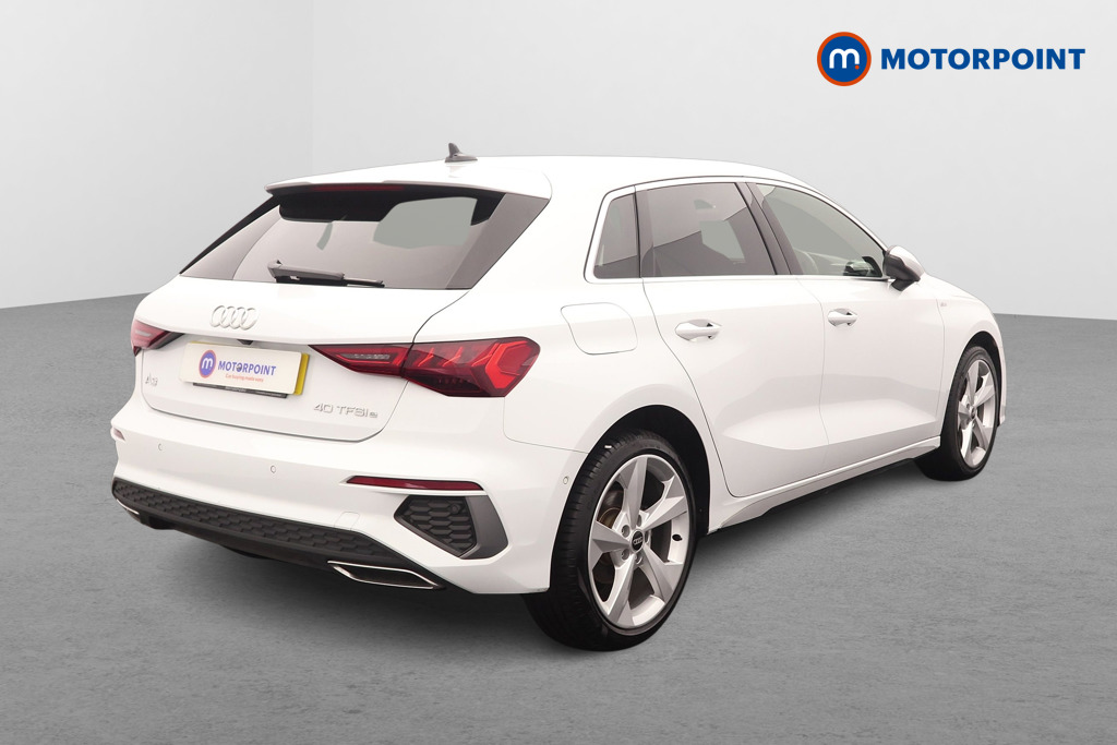 Audi A3 S Line Automatic Petrol Plug-In Hybrid Hatchback - Stock Number (1581728) - Drivers side rear corner