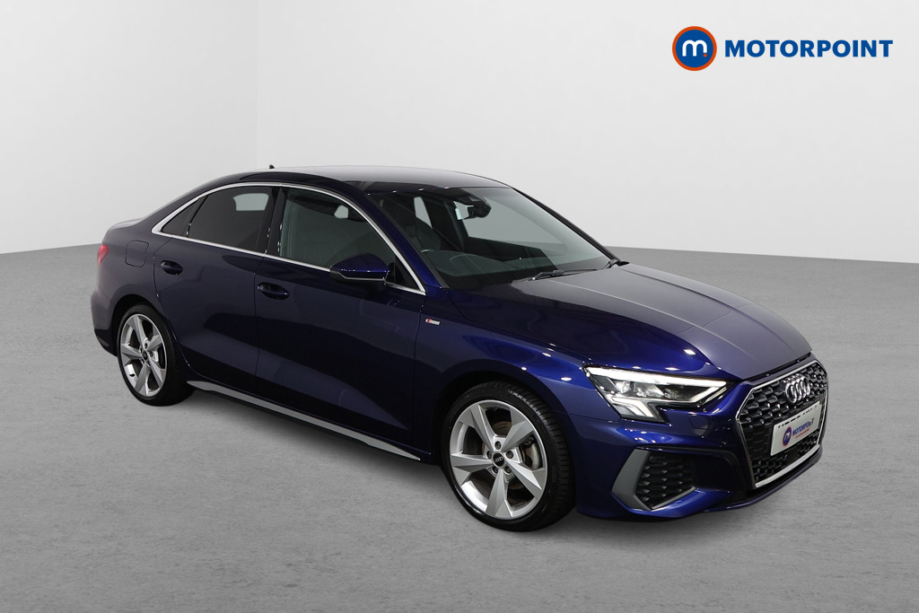 Audi A3 S Line Manual Petrol Saloon - Stock Number (1582600) - Drivers side front corner