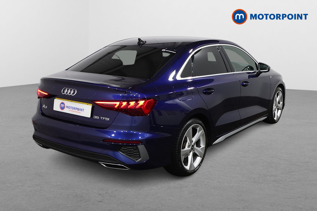 Audi A3 S Line Manual Petrol Saloon - Stock Number (1582600) - Drivers side rear corner