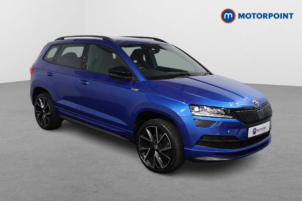 Skoda Karoq Sport Line Automatic Petrol SUV - Stock Number (1571458) - Drivers side front corner