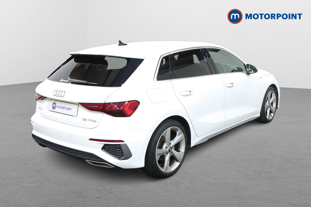 Audi A3 S Line Manual Petrol Hatchback - Stock Number (1578167) - Drivers side rear corner