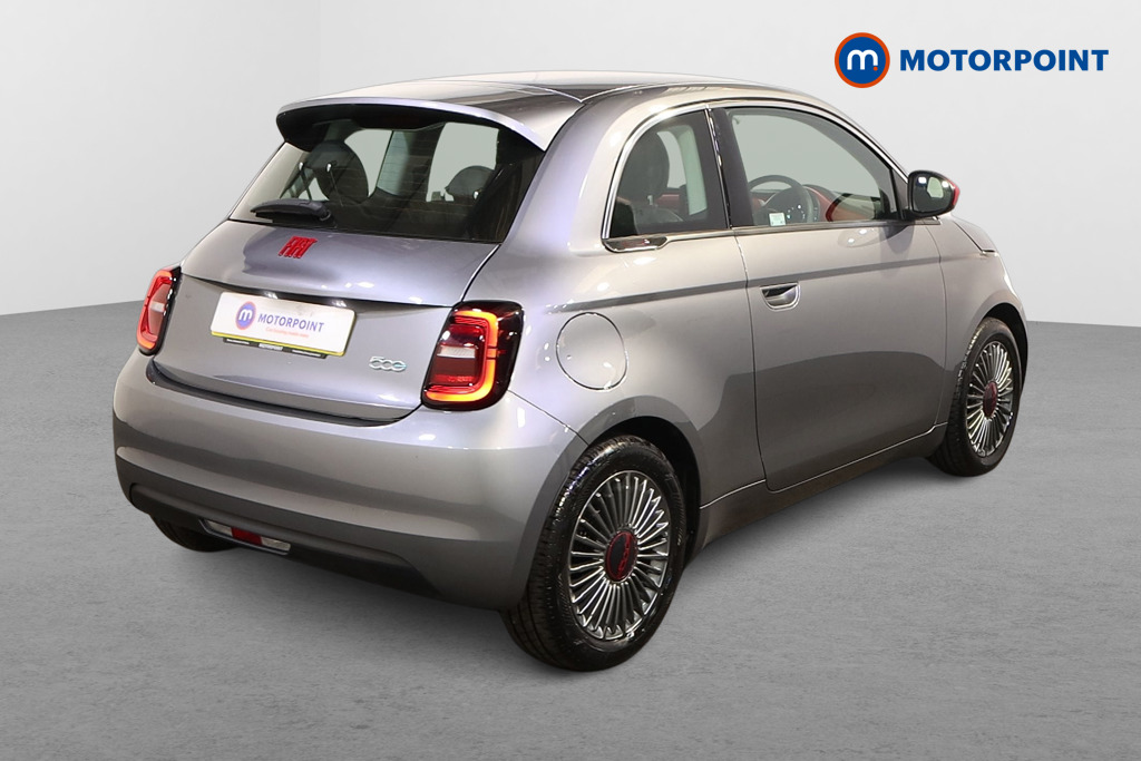Fiat 500 RED Automatic Electric Hatchback - Stock Number (1580478) - Drivers side rear corner