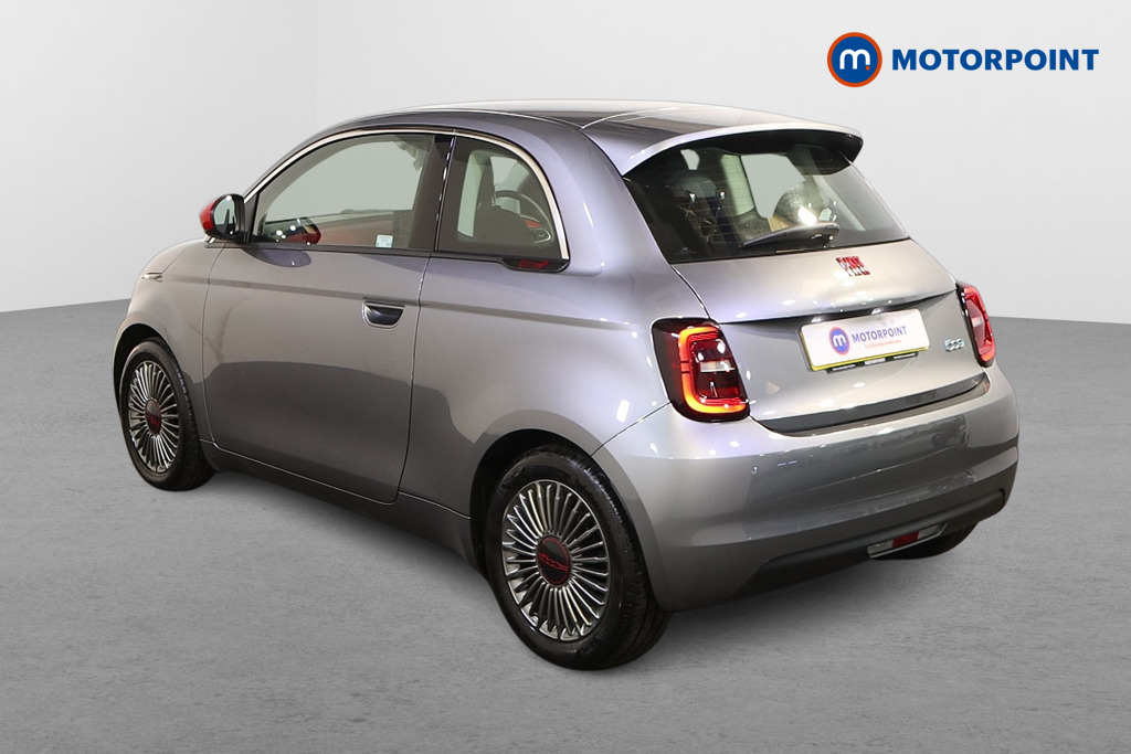 Fiat 500 RED Automatic Electric Hatchback - Stock Number (1580478) - Passenger side rear corner