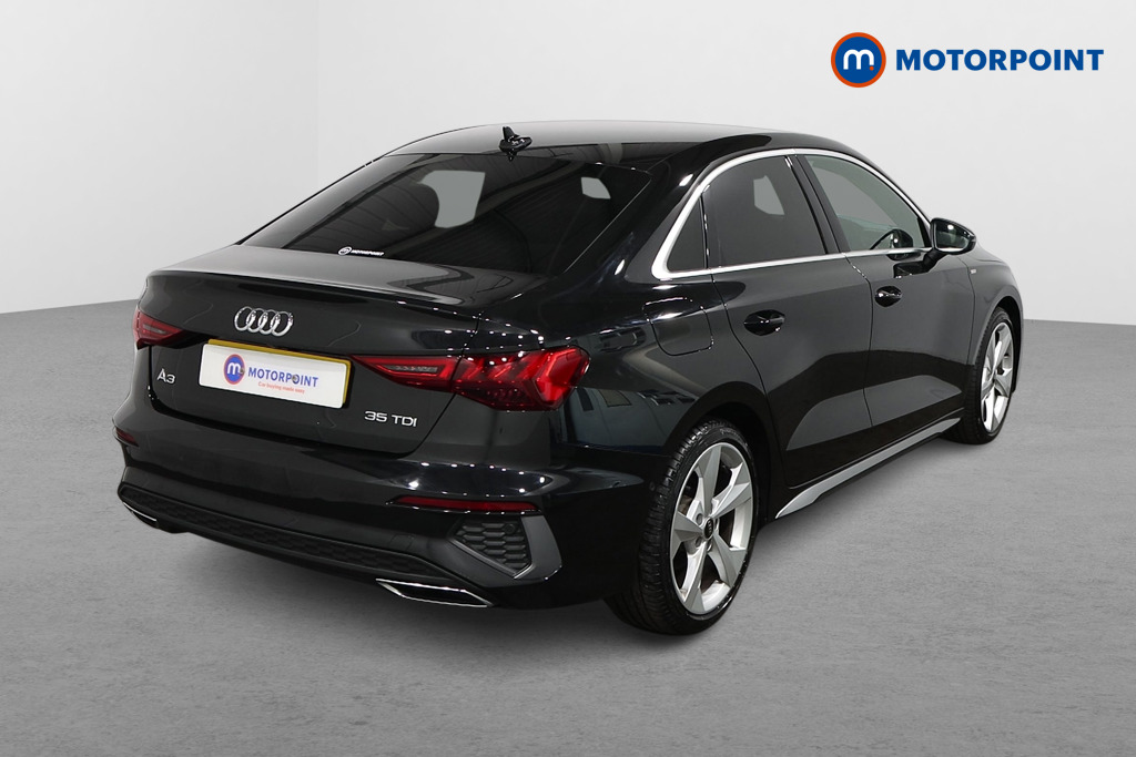Audi A3 S Line Automatic Diesel Saloon - Stock Number (1581963) - Drivers side rear corner