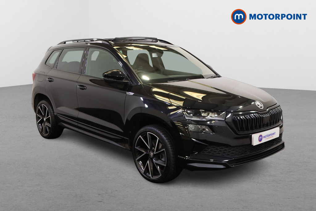 Skoda Karoq Sportline Automatic Petrol SUV - Stock Number (1582367) - Drivers side front corner