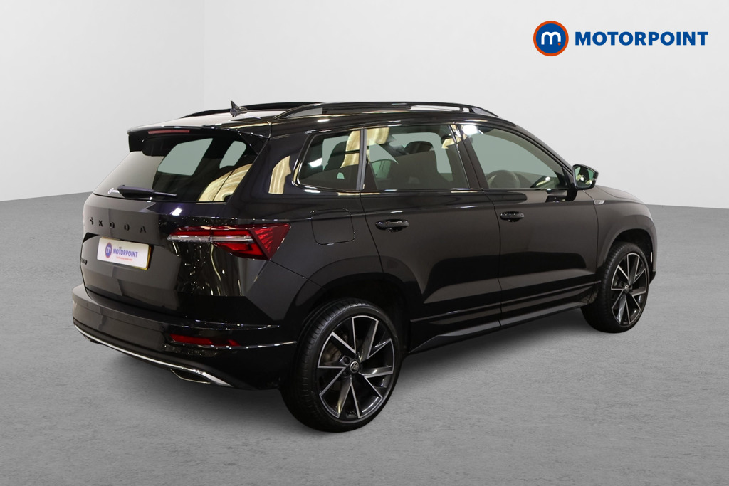 Skoda Karoq Sportline Automatic Petrol SUV - Stock Number (1582367) - Drivers side rear corner